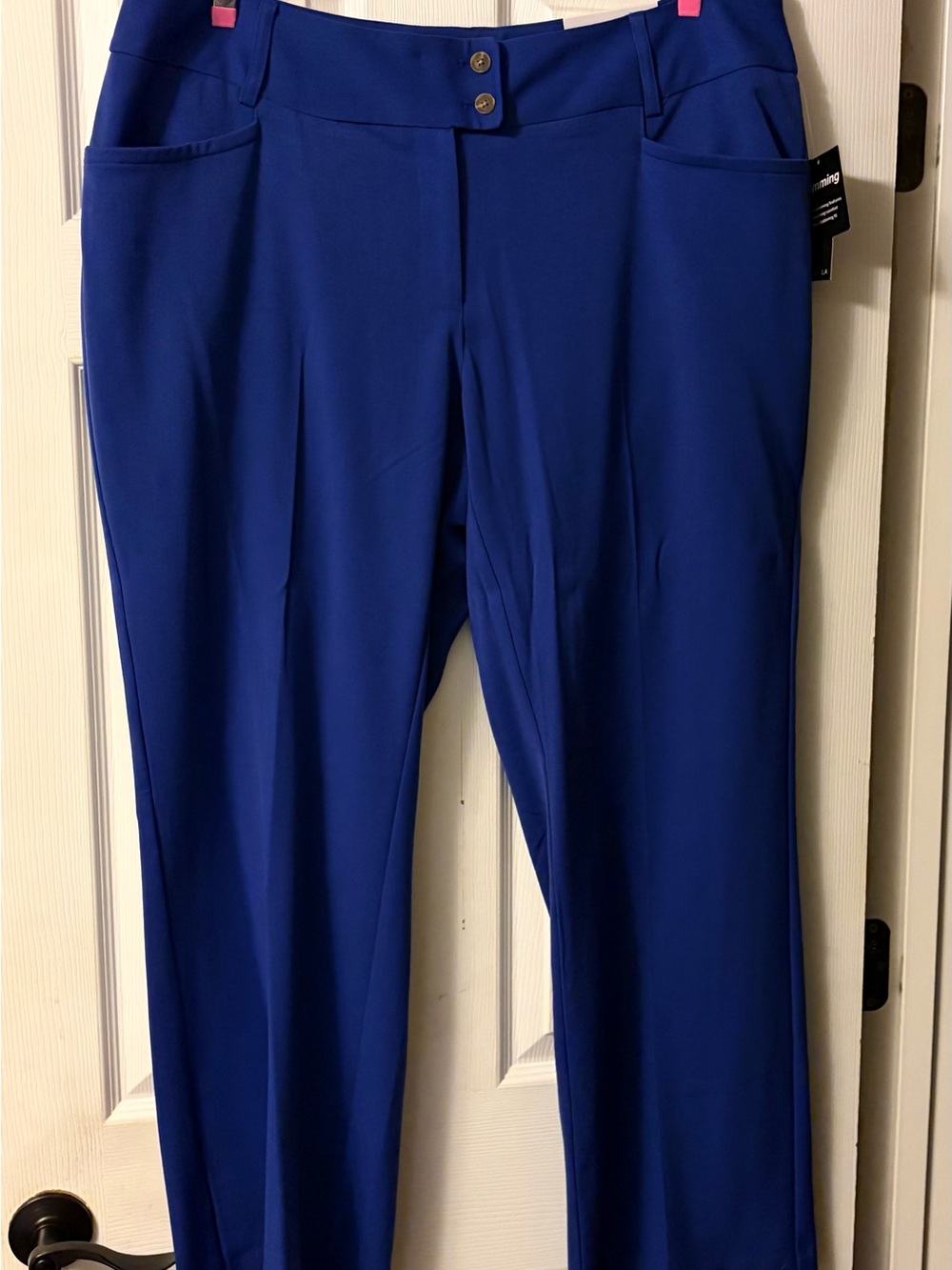 Rafaella Royal Blue Women's Dress Trousers NWT inseam 32”